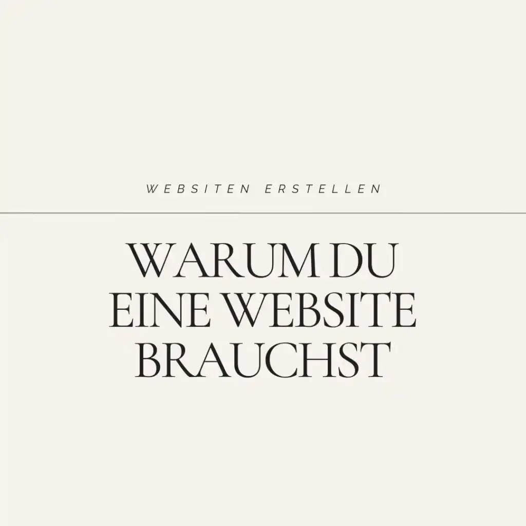 3 Gruende warum du eine Website brauchst