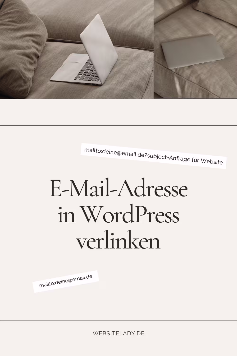 E-Mail-Adresse in WordPress verlinken